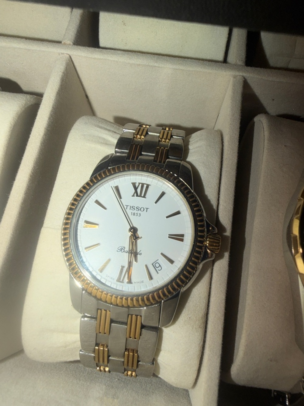Tissot Two-Tone Gold and Silver Dress Watch